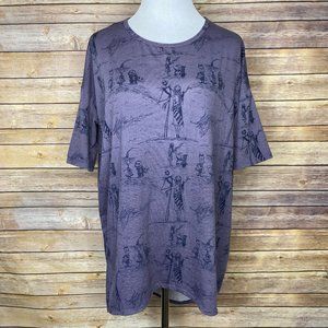 Lularoe Purple Nightmare Before Christmas Irma